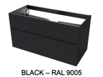 Meuble sous-vasque, finition bois ou couleurs, deux tiroirs à onglet, Largeur 60, 70, 80, 100, 120 et 140 cm, Profondeur 45 cm, Hauteur 55 cm, Stock disponible, LIVRAISON OFFERTE